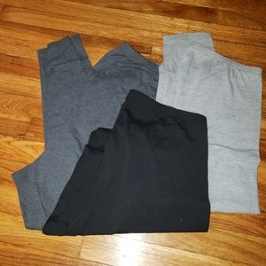 EUC lot with 3 Old Navy xxl high rise leggings